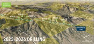 Nevada Organic Phosphate Announces Further Visual Mineralization in Hole MM26‑12 at Murdock Mountain; Assays Pending